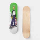 Teen Skateboarder - Skateboard (Voorkant)