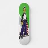 Teen Skateboarder - Skateboard (Voorkant)