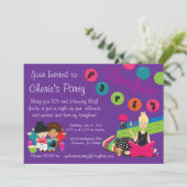 TEEN SLUMBER PARTIJ KAART (Staand voorkant)