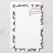 Teen Talk Bubble Stationery Set Briefpapier (Voorkant / Achterkant)