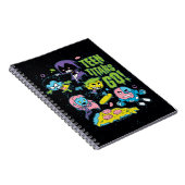 Teen Titans Go! | Gnarly 90's Pizza Grafiek Notitieboek (Rechterzijde)