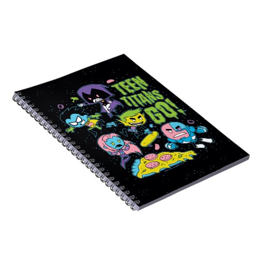 Teen Titans Go! | Gnarly 90's Pizza Grafisch Notitieboek (Rechterzijde)