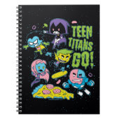 Teen Titans Go! | Gnarly 90's Pizza Grafisch Notitieboek (Voorkant)