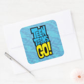 Teen Titans Go! | Logo Vierkante Sticker (Envelop)
