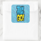 Teen Titans Go! | Logo Vierkante Sticker (Tas)