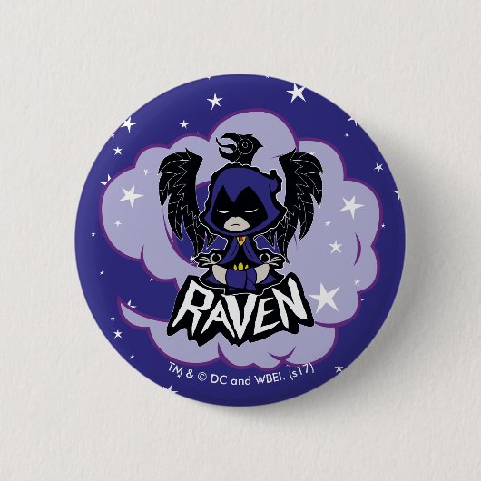 Teen Titans Go! | Raven Attack Ronde Button 5,7 Cm (Voorkant)