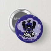 Teen Titans Go! | Raven Attack Ronde Button 5,7 Cm (Voorkant /achterkant)