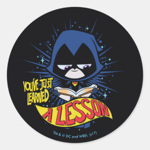 Teen Titans Go!   Raven "Learned A Lesson" Ronde Sticker