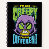 Teen Titans Go! | Raven "Not Creepy I'm Different" Notitieboek (Voorkant)