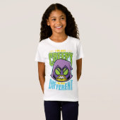 Teen Titans Go! | Raven "Not Creepy I'm Different" T-shirt (Voorkant volledig)