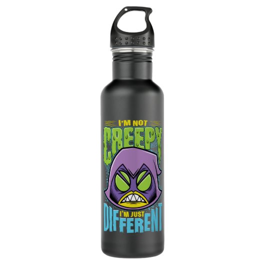 Teen Titans Go! | Raven "Not Creepy I'm Different" Waterfles (Voorkant)