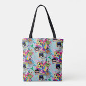 Teen Titans Go! | Retro 90's Group Collage Tote Bag (Achterkant)