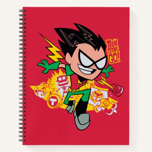 Teen Titans Go! | Robins Arsenal Grafisch Notitieboek (Voorkant)