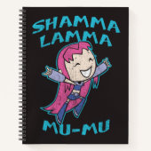 Teen Titans Go! | Starfire "Shamma Lamma Mu-Mu" Notitieboek (Voorkant)
