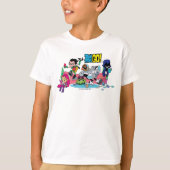 Teen Titans Go! | Tentacled Monster Approaches T-shirt (Voorkant)