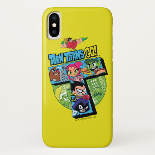 Teen Titans Go! Titans Toren Collage iPhone X Hoesje