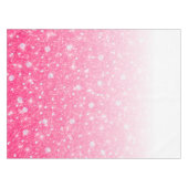 Teen Tween Girls Sparkly Pink Ombre Tafelkleed (Voorkant (Horizontaal))