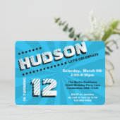 Teen/Tween Graffiti Wall Birthday Boy Party Kaart (Staand voorkant)