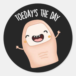 Teen-van-daag Is De Dag Grappige Teengrap Donkere Ronde Sticker