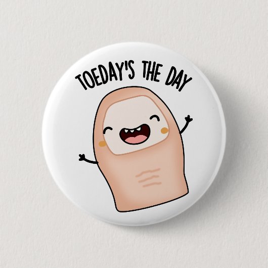 Teen-van-daag Is De Dag Grappige Teengrap  Ronde Button 5,7 Cm (Voorkant)