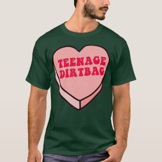 Teenage Dirtbag Liefde Hart Design T-shirt