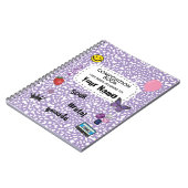 Teenage Dream Composition Spiral Notebook (purple) Notitieboek (Linkerzijde)