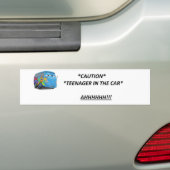 Teenage Drivers Bumpersticker (Op auto)