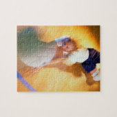 Teenage Girl Spelling Volleyball Legpuzzel (Horizontaal)