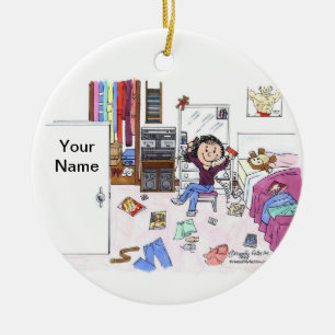 Teenage Girls Room Keramisch Ornament