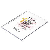 Teenage Goddochter Gift Personalized Proverb Notitieboek (Linkerzijde)