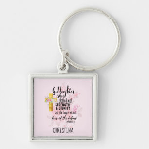 Teenage Goddochter Gift Personalized Proverb Sleutelhanger
