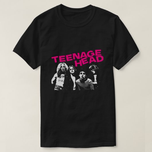Teenage Head (Roze) Group T-shirt (Design voorkant)