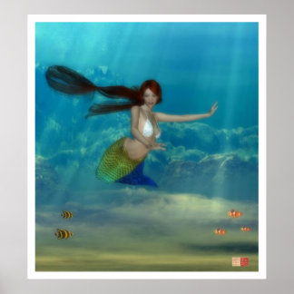 Teenage Mermaid Poster