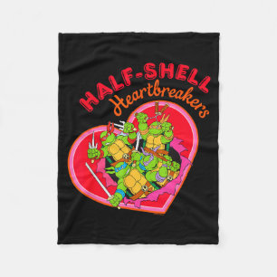 Teenage Mutant Ninja Turtles Valentijnsdag Hartzee Fleece Deken