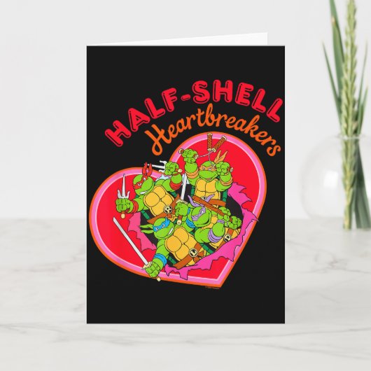 Teenage Mutant Ninja Turtles Valentines Heartbreak Kaart (Voorkant)