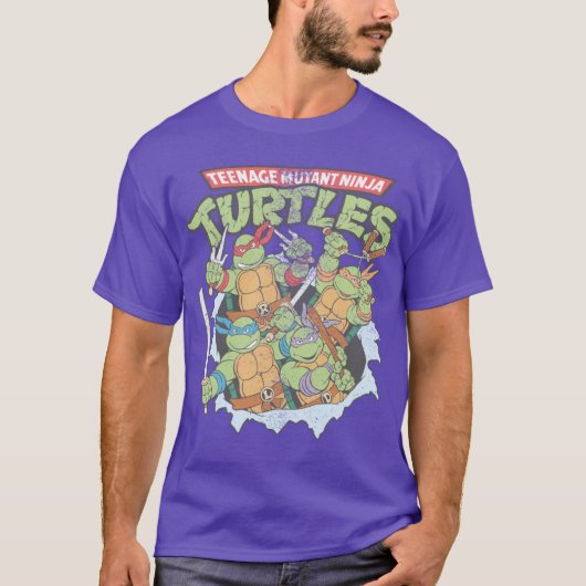 Teenage Mutant Ninjaurtles Breakthrough Group frie T-shirt (Voorkant)