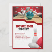 Teenage Sis Strike Out Bowling Plezier Verjaardag  Kaart (Achterkant)