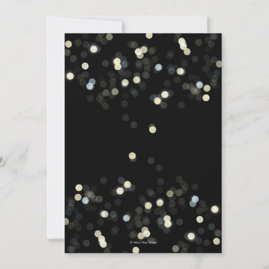 Teenage Sparkly 18e verjaardag uitnodiging (Achterkant)