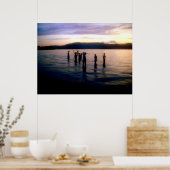 Teenage Swim op Sunset Poster (Keuken)