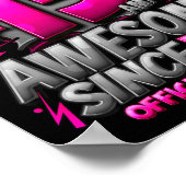 Teenager 13 Year Old Boys 13th Birthday Boy Poster (Hoek)