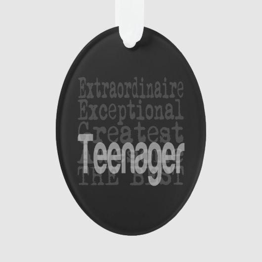 Teenager Extraordinaire Ornament (voorkant)