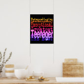 Teenager Extraordinaire Poster (Keuken)