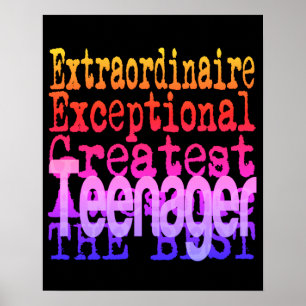 Teenager Extraordinaire Poster