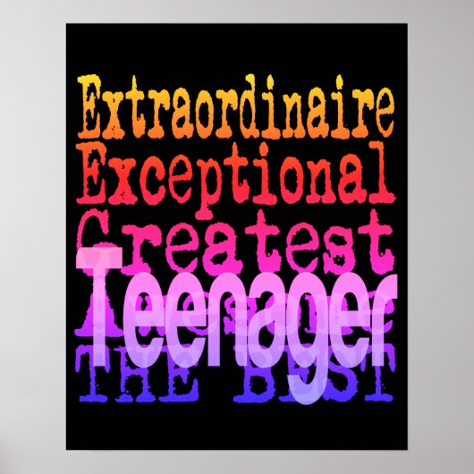 Teenager Extraordinaire Poster (Voorkant)