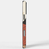 Teenager sitting on skateboard and next to his cat Case-Mate iPhone case (Achterkant / Rechts)