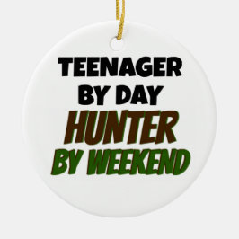 Teenager van Day Hunter voor Weekend Keramisch Ornament