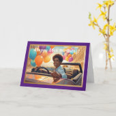 Teenager's 16th Birthday, 5" x 7" Folded Card Kaart (Gele Bloem)