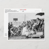 Teenbehandelingen bij de strand van 1922 briefkaart (Voorkant / Achterkant)