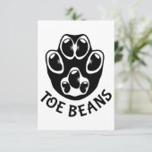 Teenbonen - Black Beans Bedankkaart (Staand voorkant)