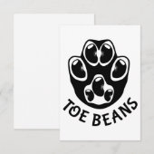 Teenbonen - Black Beans Bedankkaart (Voorkant / Achterkant)